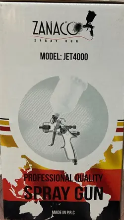 پیستوله حرفه ای زاناکو مدل Jet-4000 | استاد رنگ فروشگاه تخصصی ابزارآلات رنگ آمیزی