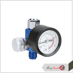 گیج فلزی تنظیم فشار باد پیستوله مدل sutu | استاد رنگ فروشگاه تخصصی ابزارآلات رنگ آمیزی