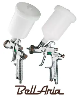پیستوله رنگپاش بادی کاسه رو ایواتا W400 کلاسیک پلاس مدل Bellaria | استاد رنگ فروشگاه تخصصی ابزارآلات رنگ آمیزی