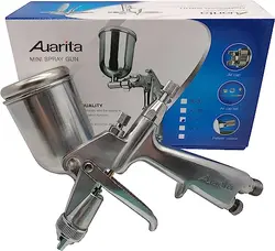 پیستوله سایه پاش کاسه بغل سه تنظیم آوریتا مدل F-3 | استاد رنگ فروشگاه تخصصی ابزارآلات رنگ آمیزی