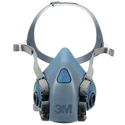 ماسک حرفه ای نقاشی آمریکایی 3M مدل 7502/37082 | استاد رنگ فروشگاه تخصصی ابزارآلات رنگ آمیزی