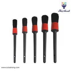 پک 5 عددی قلم های دیتیلینگ و صفرشویی خودرو Detailing Brush | استاد رنگ فروشگاه تخصصی ابزارآلات رنگ آمیزی