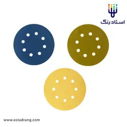 سنباده دیسکی پشت کرکی اروپایی سایز 125 میلیمتر (سوراخ دار) | استاد رنگ فروشگاه تخصصی ابزارآلات رنگ آمیزی