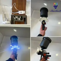 چراغ پیستوله KMT | استاد رنگ فروشگاه تخصصی ابزارآلات رنگ آمیزی