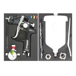 پیستوله حرفه ای استار کاسه رو مدل XPS با لوازم | استاد رنگ فروشگاه تخصصی ابزارآلات رنگ آمیزی