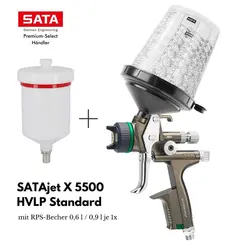 پیستوله ساتا آلمان مدل JET X 5500 HVLP | استاد رنگ فروشگاه تخصصی ابزارآلات رنگ آمیزی