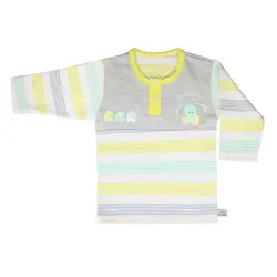 بلوز آستین بلند به آوران طرح فیل Behavaran سایز نوزادی تا سه سال