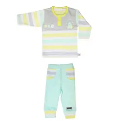 آستین کوتاه و شلوار به آوران طرح فیل نوزادی تا 3 سال