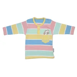 بلوز آستین بلند به آوران طرح زرافه Behavaran سایز نوزادی تا سه سال