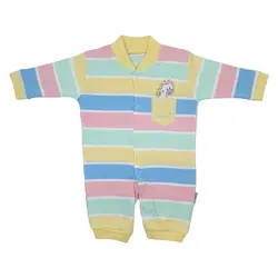 سرهمی دوروپنبه به آوران طرح زرافه سایز نوزادی تا ۳ ماه