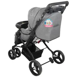 کالسکه دلیجان مدل بنیتا پلاس مسی مناسب نوزاد تا 4 سال یکسال گارانتی