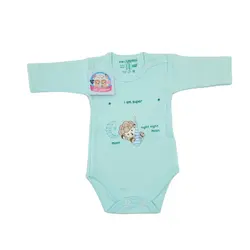 زیردکمه آستین بلند جونیورز دوروپنبه سایز نوزاد زودرس تا یکسال بادی بلند