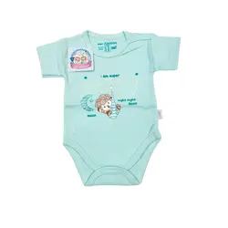 زیردکمه آستین کوتاه جونیورز دوروپنبه سایز نوزاد زودرس تا یکسال بادی کوتاه