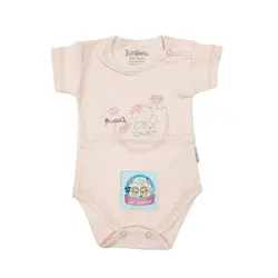 زیردکمه آستین کوتاه جونیورز دوروپنبه طرح خرس سایز نوزاد زودرس تا سه سال بادی کوتاه