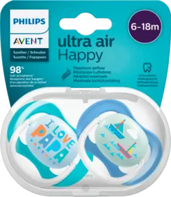پستانک اونت اولترا ایر تکی 6_18ماه avent ultra air