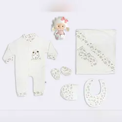 ست بیمارستانی نوزاد طرح بره ۷تیکه برند مادرکر mothercare