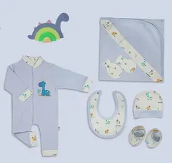 ست بیمارستانی نوزاد طرح زرافه ۷تیکه برند مادرکر mothercare