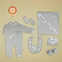 ست بیمارستانی نوزاد طرح شیر خرس ۷تیکه برند مادرکر mothercare