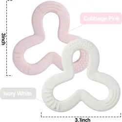 دندان گیر دو عددی هی اور شی heorshe صورتی سفید