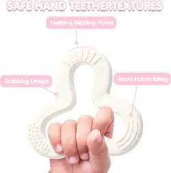 دندان گیر دو عددی هی اور شی heorshe صورتی سفید