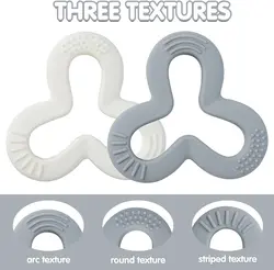 دندان گیر دو عددی هی اور شی heorshe طوسی سفید