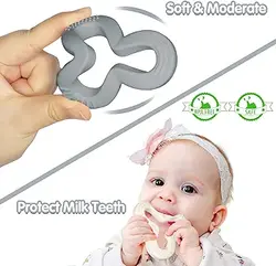 دندان گیر دو عددی هی اور شی heorshe طوسی سفید