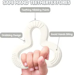 دندان گیر دو عددی هی اور شی heorshe طوسی سفید