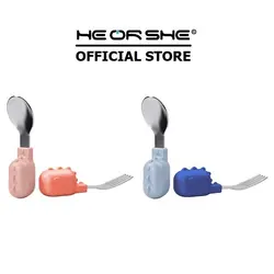 سرویس قاشق و چنگال هی اور شی heorshe دو عددی