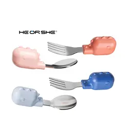 سرویس قاشق و چنگال هی اور شی heorshe دو عددی