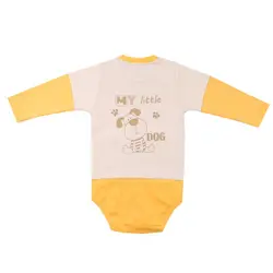 زیردکمه دار بادی آستین بلند طرح هورام به آوران سایز نوزاد تا ۳ سال Behavaran