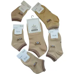 جوراب مادر و فرزندی نوزادی تا ۴سال نخی خرس کرم