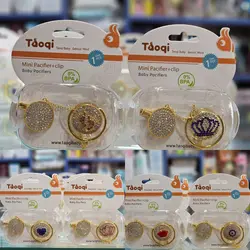 پستانک با بند لاکچری ارتدنسی نگین دار