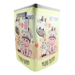 سبد اسباب بازی پارچه ای و باکس لوازم اتاق کودک بلیس بیبی Bliss Baby طرح زرافه