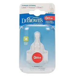 سرشیشه +۰ ماهگی دکتر براون مناسب شیشه معمولی«Dr Browns»