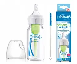 شیشه شیر طلقی باریک 120 میل نوزاد دکتر براون Dr Browns