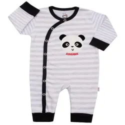 سرهمی مچدار آدمک طرح پاندا سایز نوزادی تا 9 ماه