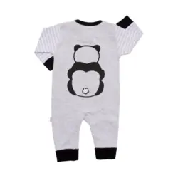 سرهمی مچدار آدمک طرح پاندا سایز نوزادی تا 9 ماه