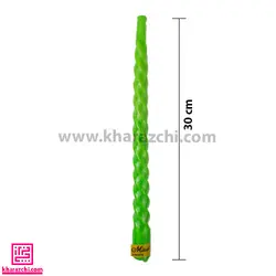 شمع پیچی سبز 30 سانت