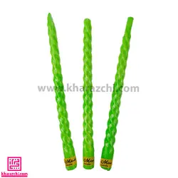 شمع پیچی سبز 30 سانت
