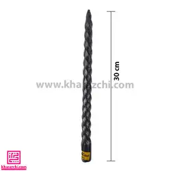 شمع پیچی مشکی 30 سانت