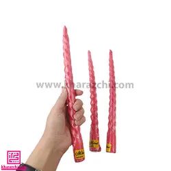 شمع پیچی قرمز 30 سانت