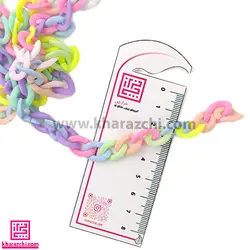 زنجیر پلاستیکی کد 1 ریز رنگی رنگی