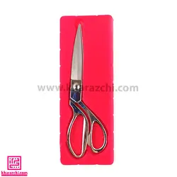 قیچی بزرگ فلزی دسته نقره ای