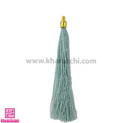 منگوله بلند 9سانت شماره 13 طوسی لجنی روشن