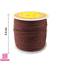 نخ دستبند قهوه ای شکلاتی توپ کامل