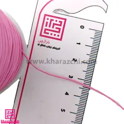 نخ دستبند صورتی کم رنگ توپ کامل