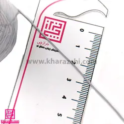 نخ دستبند طوسی کم رنگ توپ کامل