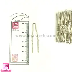 سنجاق شینیون نقره ای 100عددی - ارزان