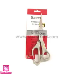 قیچی savey دسته رنگی - طوسی کم رنگ