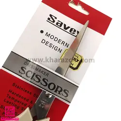 قیچی savey دسته رنگی - طوسی کم رنگ